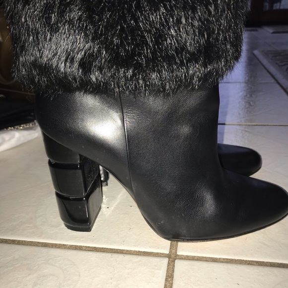 Salvatore Ferragamo Loris Rabbit fur boots - Picture 2 of 6